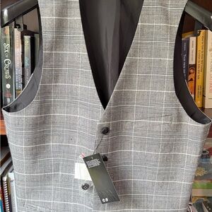 H&M Black and White Checkered Men's Vest